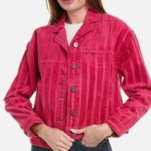 CAbi Women's Vibrant Pink Corduroy Jacket‎